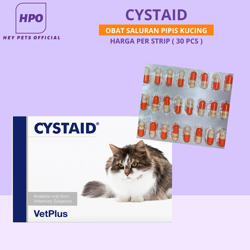 Cystaid Plus CystaidPlus Kapsul Obat Gangguan Saluran Kencing Kucing - 30pcs