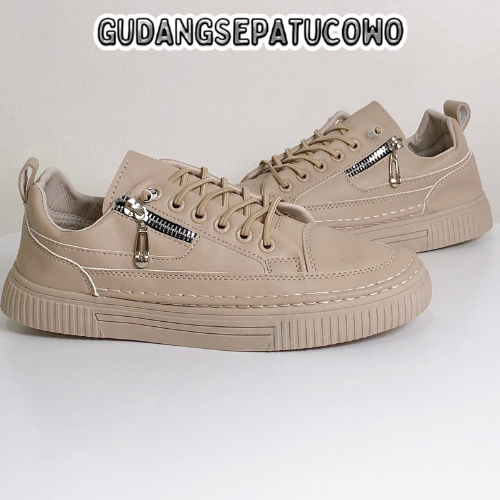 GUDANG SEPATU Pria Sepatu Cowok Kevin Sneakers  Import Karet Empuk