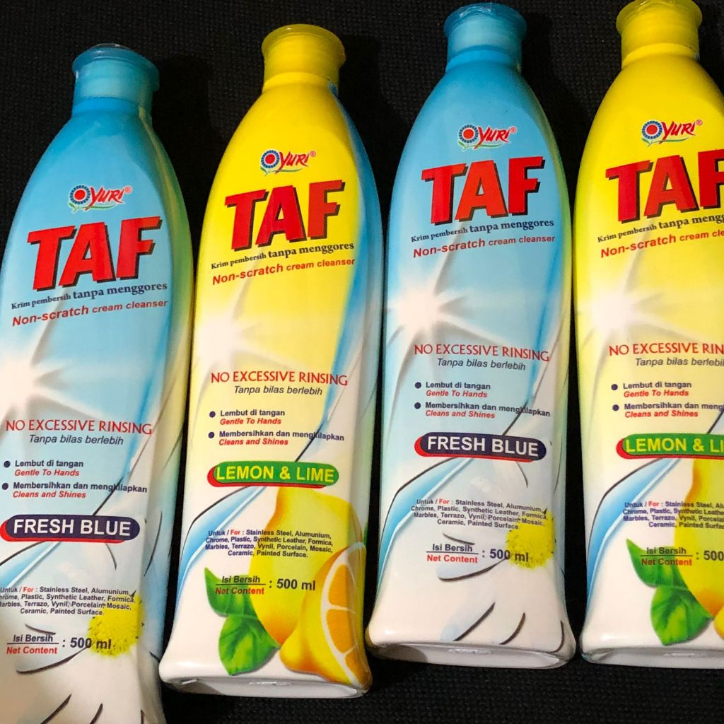 YURI TAF TAFF Krim Pembersih Serbaguna Antibacterial Botol 500 ml