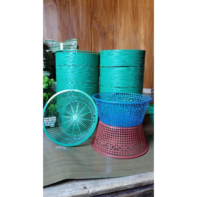 GROSIR 200 PCS WAKUL NASI PLASTIK/WAKUL HAJATAN/BESEK/WAKUL TRADI/CETING SYUKURAN WADAH MAKANAN