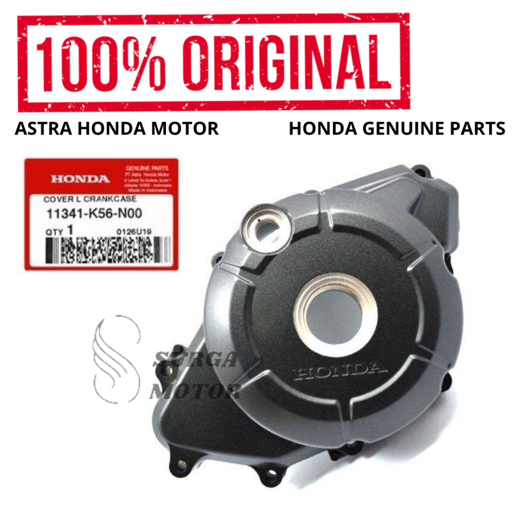Cover Crankcase Blok Tutup Magnet Kiri New CB150R K15M Sonic 150R Supra GTR CBR150R CB150X Original 