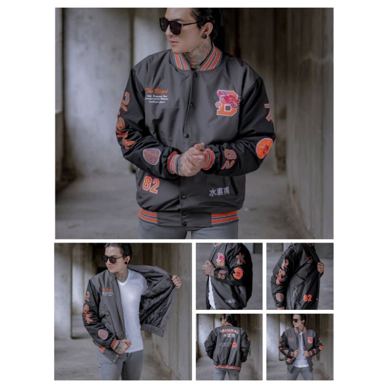 JAKET BASEBALL/JAKET BASEBALL PRIA/JAKET BASEBALL FULL BORDIR