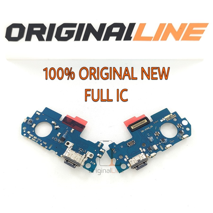 PAPAN PCB CAS SAMSUNG A34 5G / A346 ORIGINAL NEW / BOARD CONNECTOR CHARGER