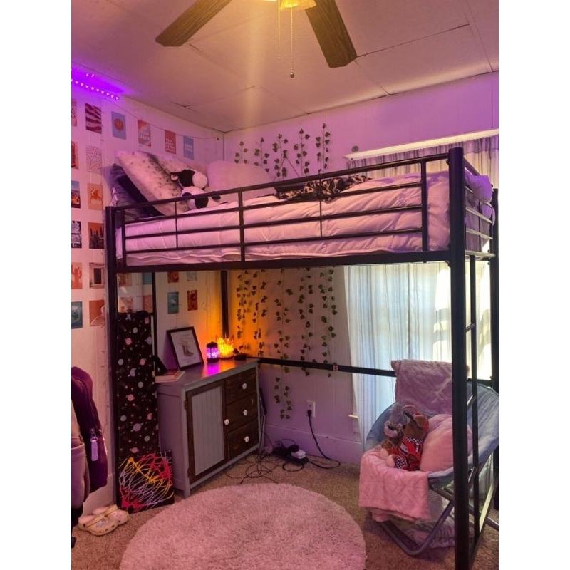 mezzanine bed / loftbed/ ranjang besi kolong/mezzanin