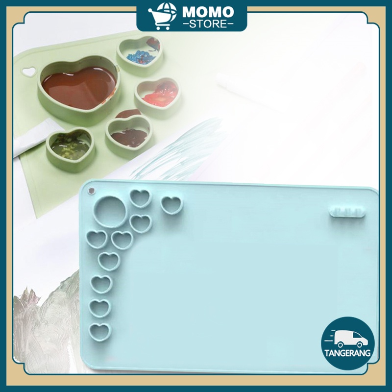 

Silicone Painting Mat Warna Biru Dan Merah Jambu Art Mat Untuk Lukisan Dan Penyesuaian Warna