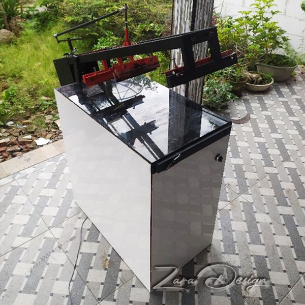 

Mesin Sablon Plastik Kertas Semi Otomatis