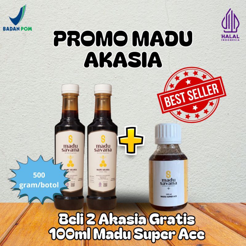 

PROMO MADU AKASIA 2 BOTOL GRATIS MADU RAMBUTAN