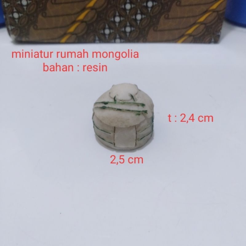 Miniatur Rumah Yurt Miniatur Rumah Suku Mongolia