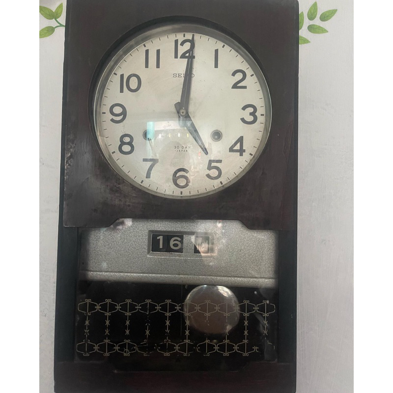 jam dinding bandul antik kuno vintage seiko