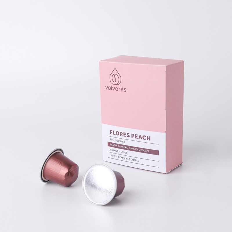 

Coffee Capsules Flores Peach