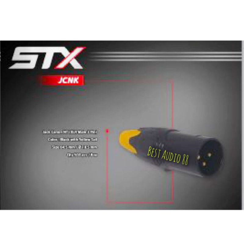 Jack jek Jak canon XLR  male STX JCNK
