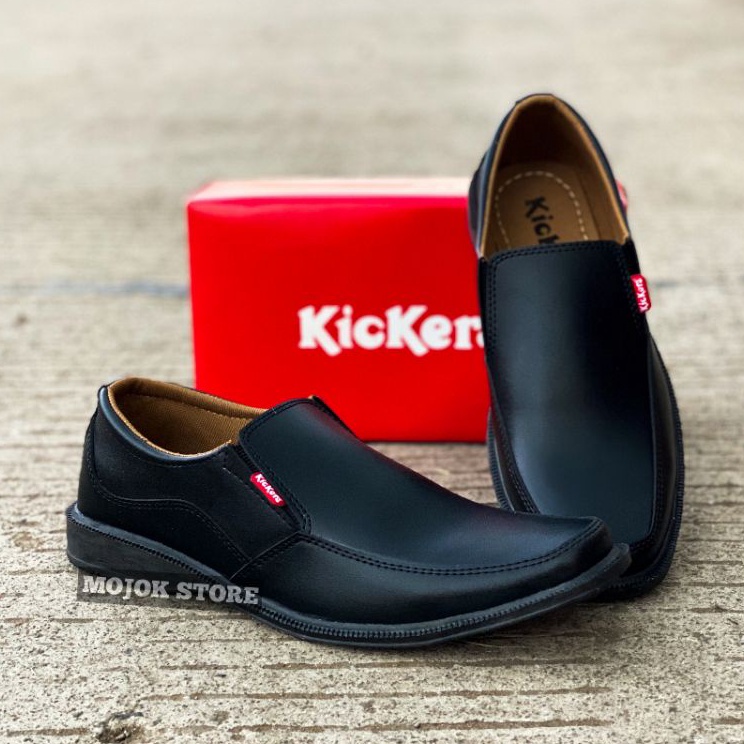ids9S3e SEPATU PANTOFEL PRIA KULIT SEPATU PANTOFEL KICKERS