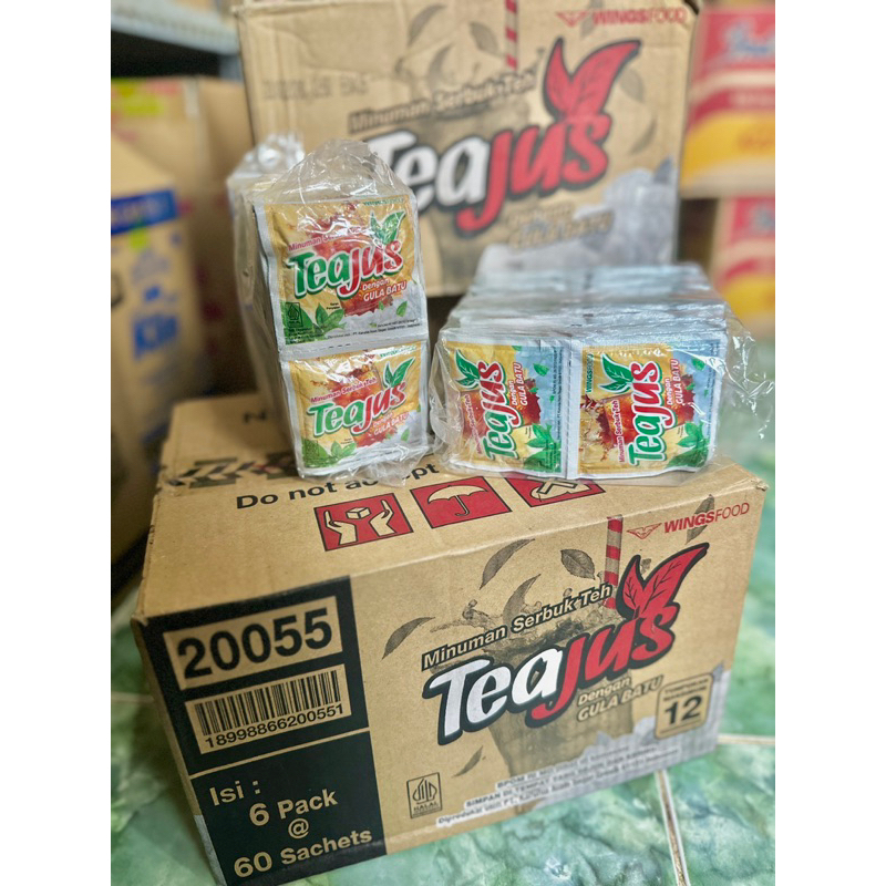 

Tea Jus Gula Batu Sachet 1 Dus ( isi 6 x 60 sachet )