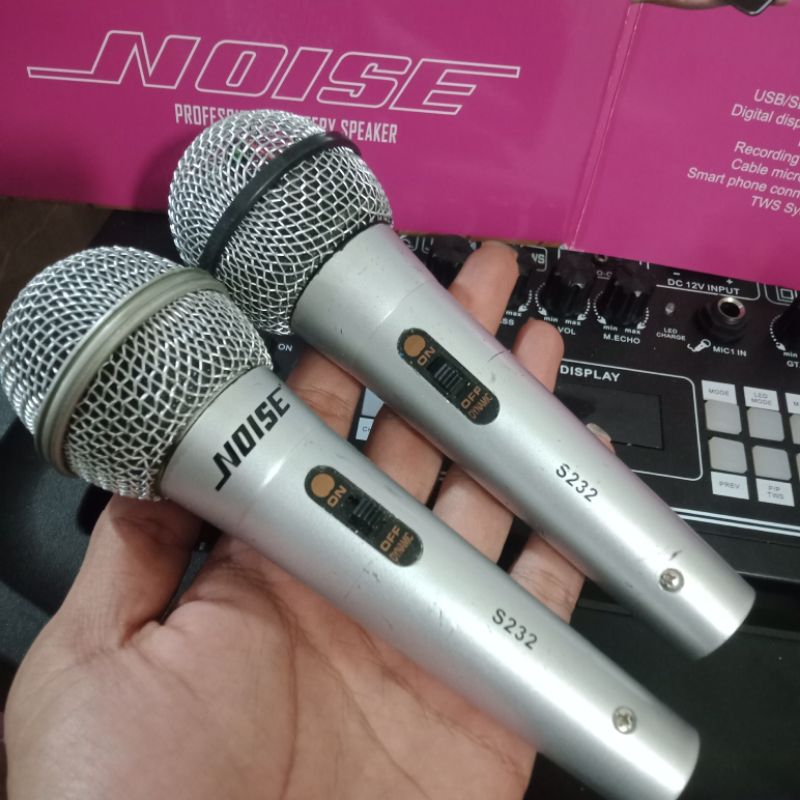 Cuci gudang mic kabel Dynamic Noise Tanpa Spul