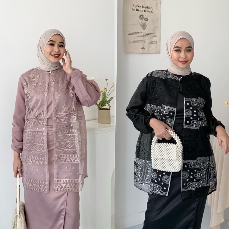 CodeD8p3O Dezhaf - Outer Organza Motif / Outer Organza Tille Sapto