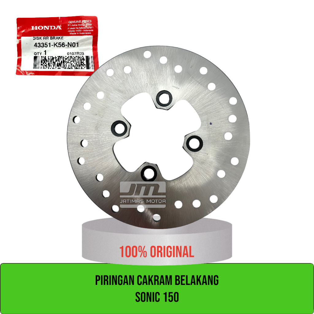 Piringan cakram belakang sonic 150 43351-K56-N01