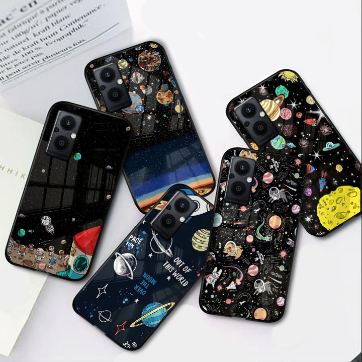 Case Kaca Reno 7Z 5G - Kesing Hp  Reno 7Z 5G  - Case Kaca Kilau Reno 7Z 5G  (GC124)