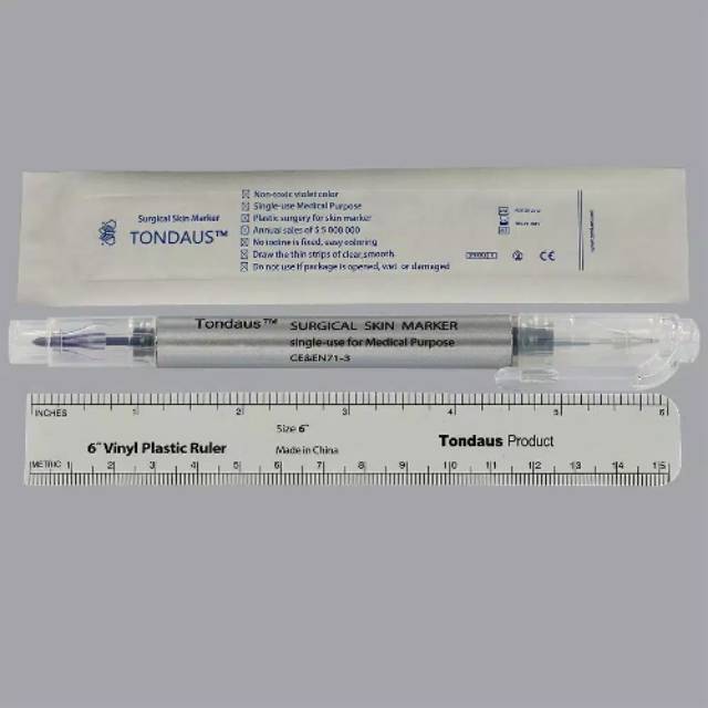 TONDAUS SURGICAL SKIN MARKER / PEN MARKER SULAM ALIS ANTI AIR MARKING PEN SULAM