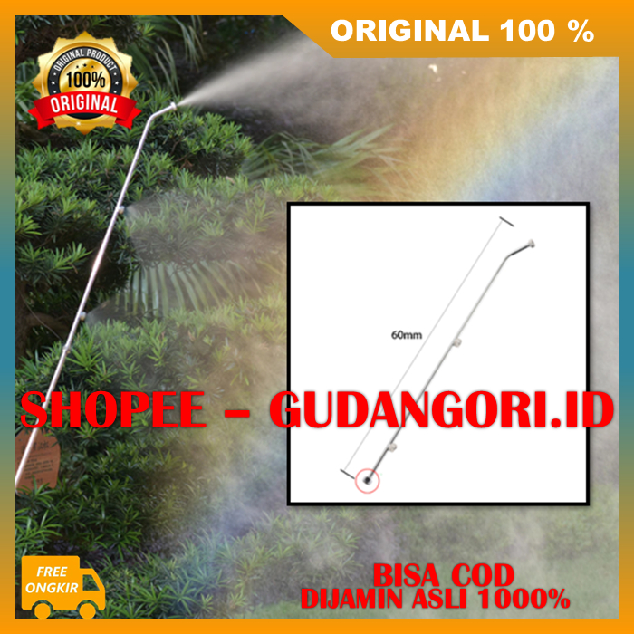 Nozzle Sprayer Super Kabut 3 Mata Stik Sprayer 3 Mata Stainless ORIGINAL