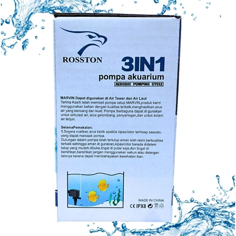ROSSTON SP 1600 POMPA AQUARIUM KOLAM