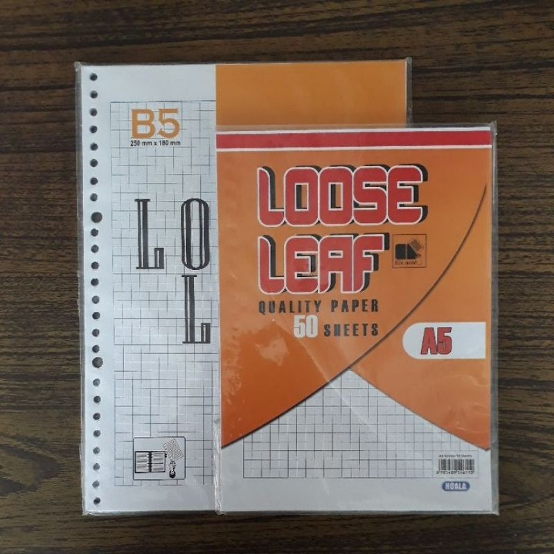 

LOOSE LEAF KOTAK (GRID) : KOALA