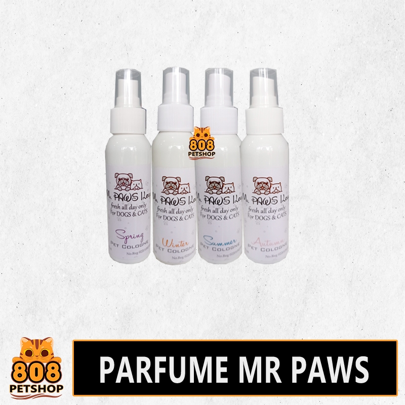 Parfum Kucing Anjing Kelinci Mr paws 100 ml - Parfum untuk hewan