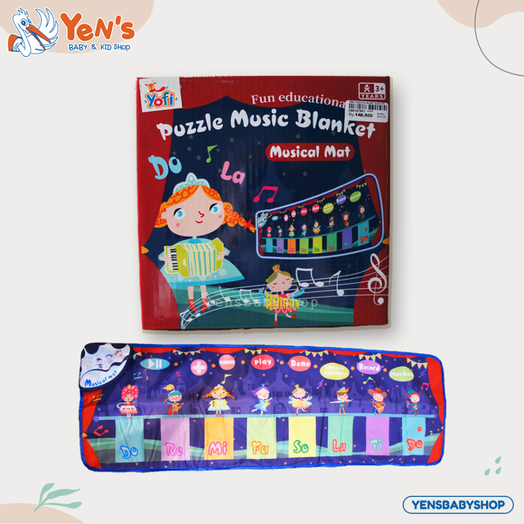 Yofi Fun educational Toys / Mainan Anak Musical mat / Mainan edukasi