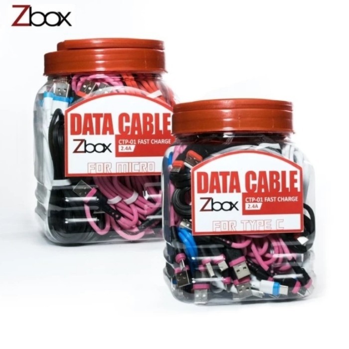 ( ECER ) Zbox CTP01 kabel data Type C Micro / kabel toples zbox
