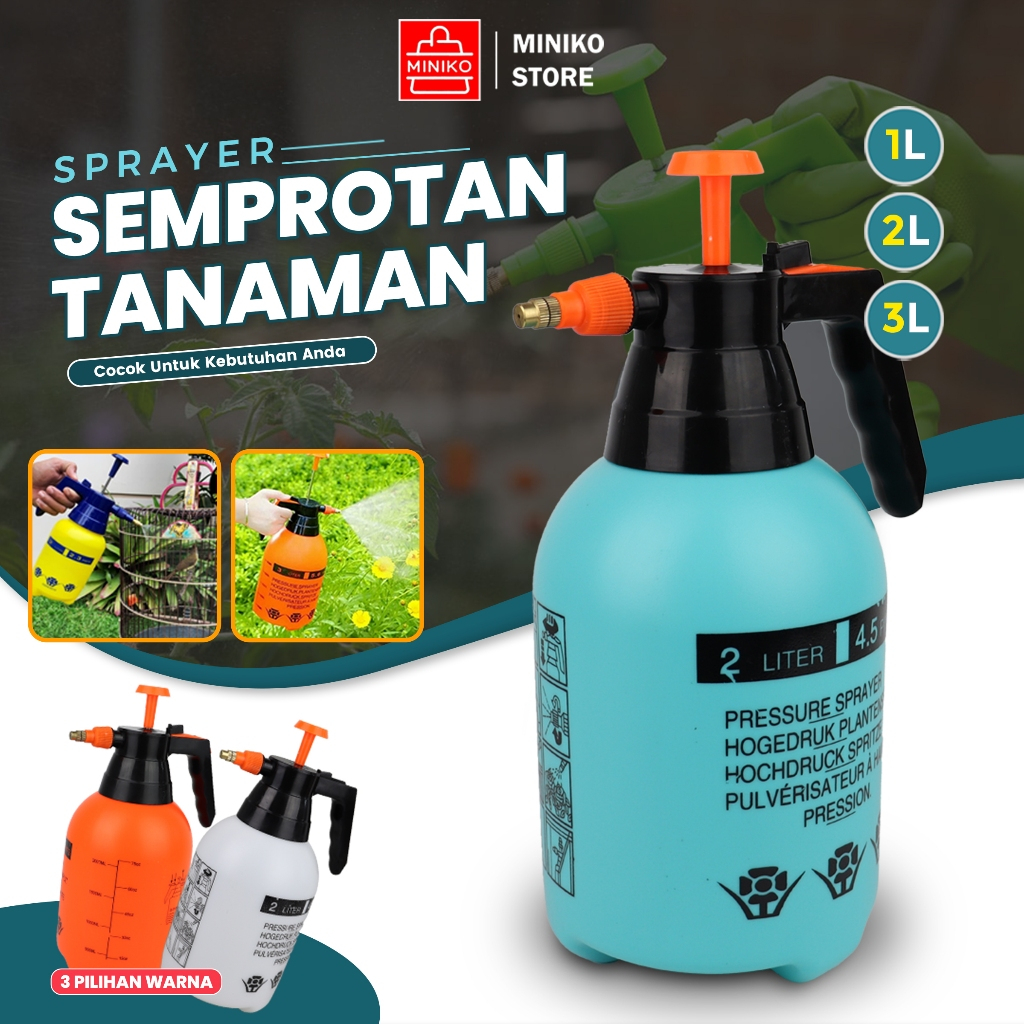 Bottle Sprayer Botol Semprotan Spray Manual 3L 2L 1L