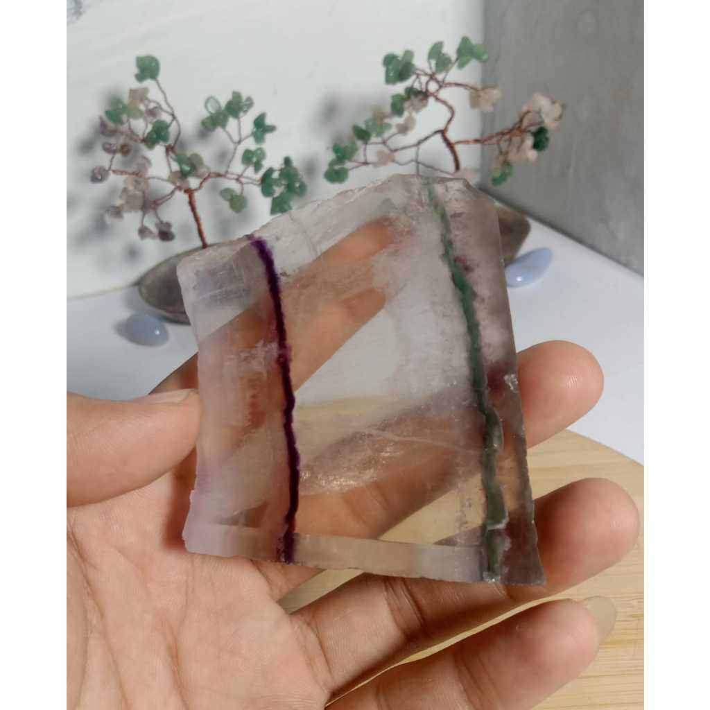 Natural Fluorite Slice [27]