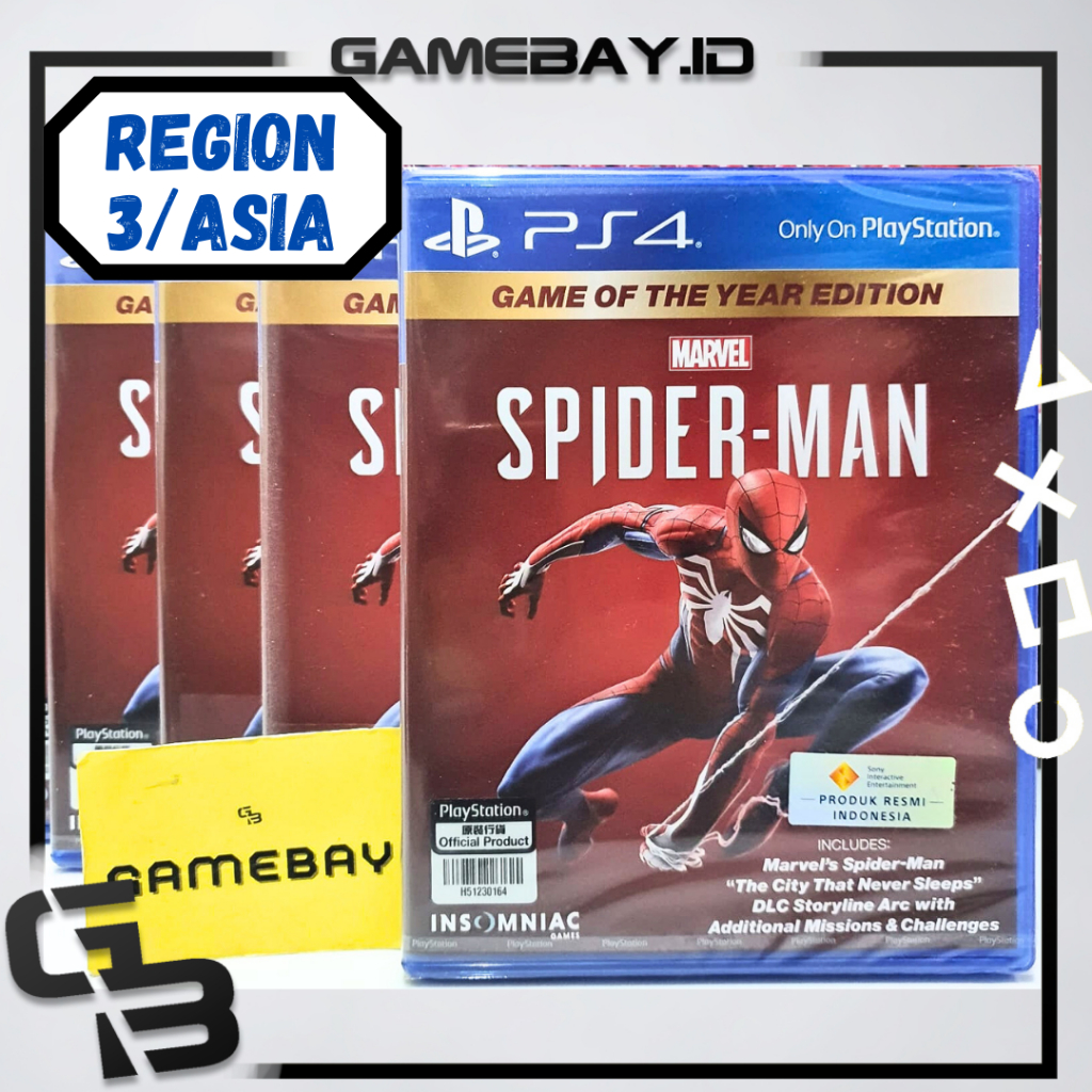 PS4 Marvel Spiderman / Spider-man / Spiderman GOTY / Game of the year Edition