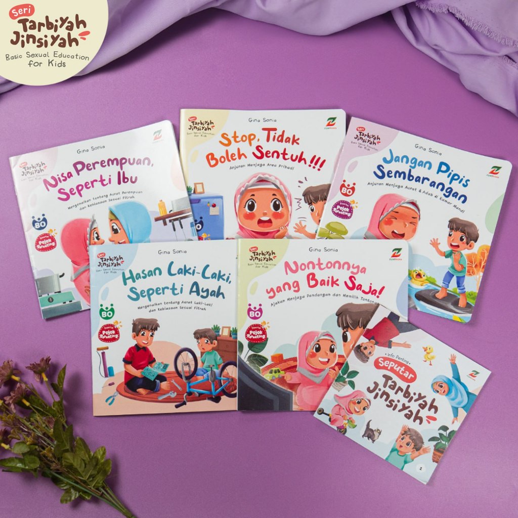 ZYD PAKET SERI TARBIYAH JINSIYAH - Buku Cerita Anak Islami Muslim Pendidikan Seksual Basic Sexual Ed