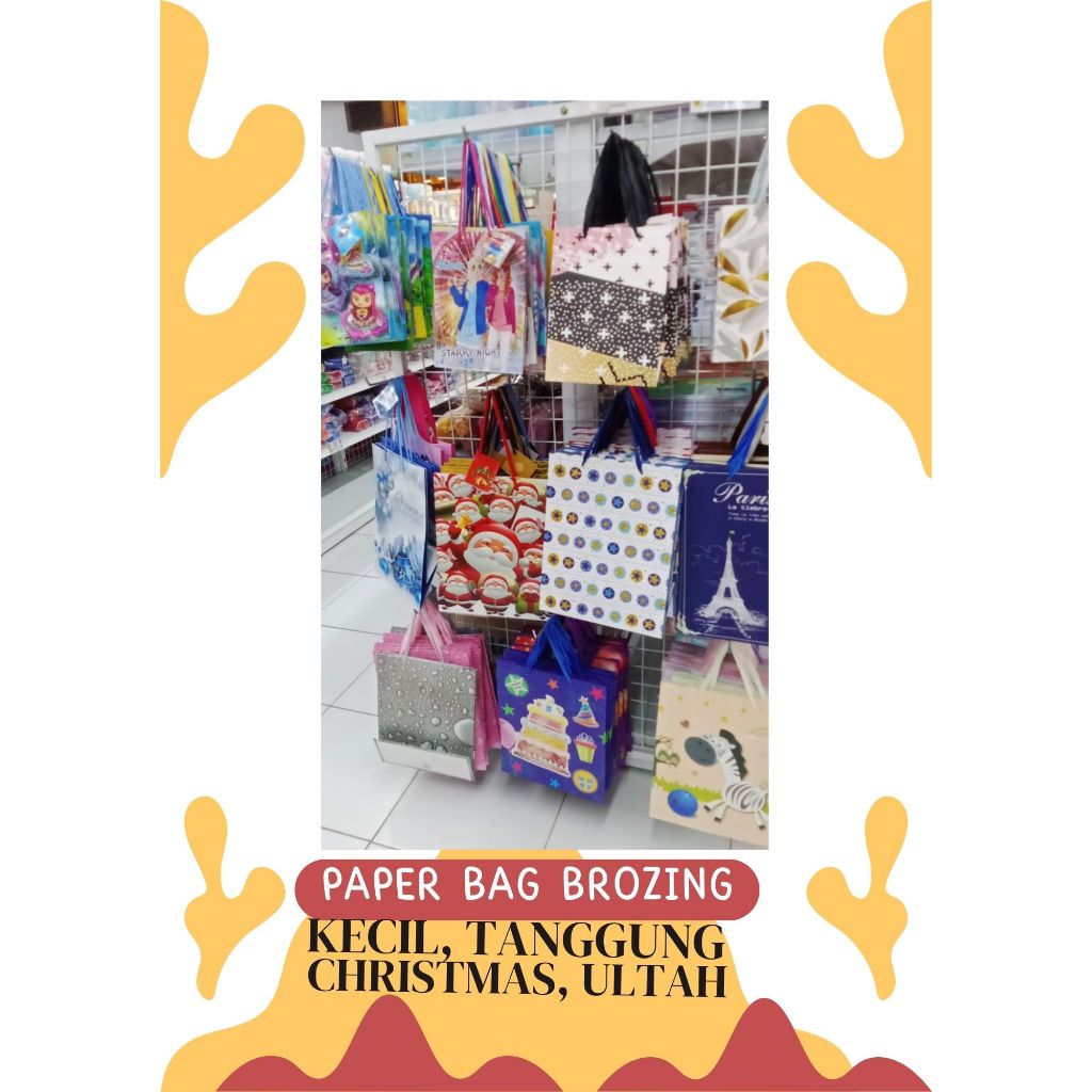 

Paper Bag brozing // Paper bag christmas // paper bag ultah