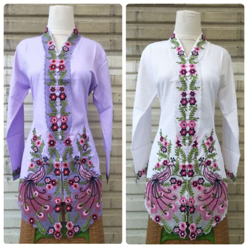 Kebaya Encim Betawi Modern Bordir Katun Jumbo