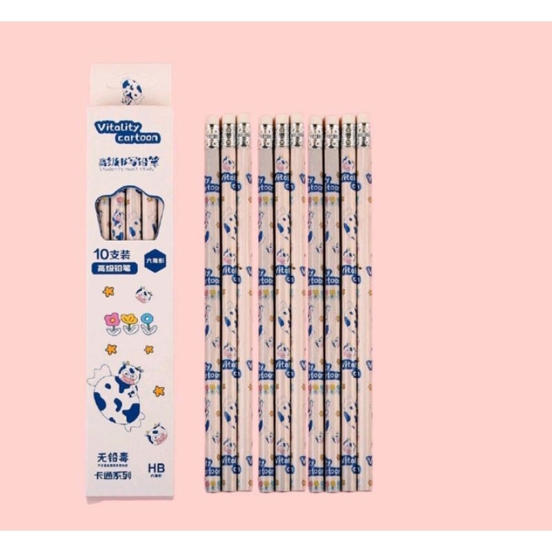 

Pensil Penghapus Set Isi 10 Pcs Motif Karakter