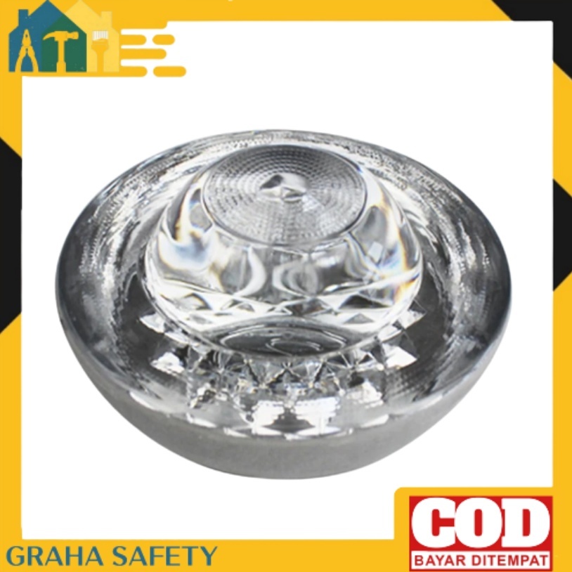 Safety Glass Road / Mata Kucing S Putih