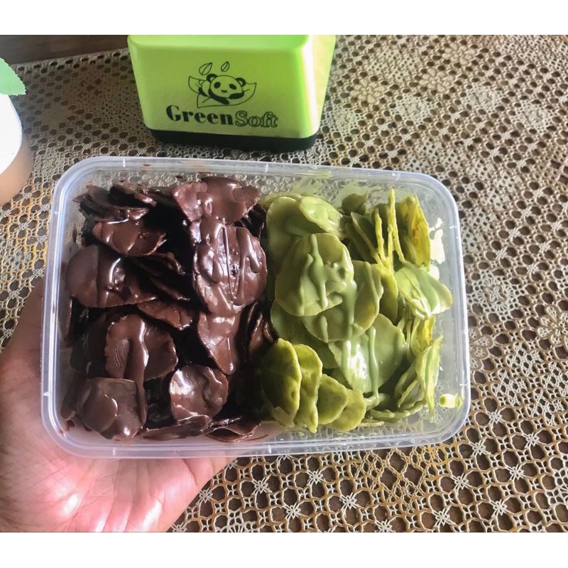 

Keripk pisang coklat lumer khas Lampu