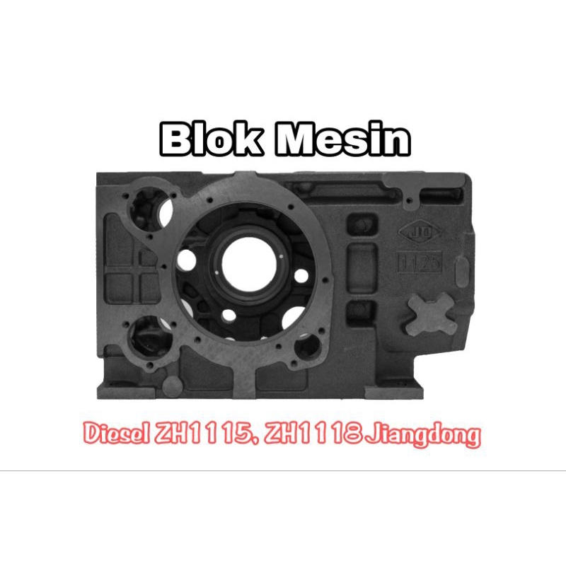 BLOK MESIN DIESEL TIPE ZH1115 ZH1118 JIANGDONG