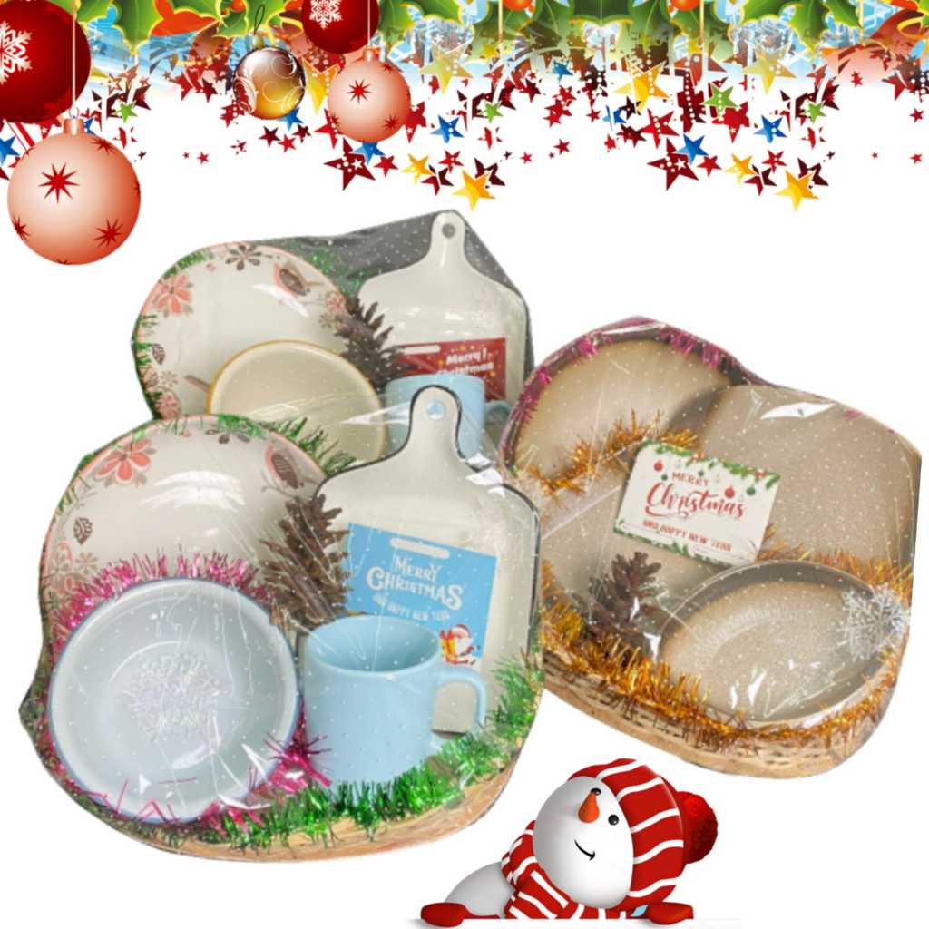

ONLY INSTANT Hampers Parcel Natal Tahun Baru Premium Gift Christmas Edition / Parcel Set Mangkok Aesthetic