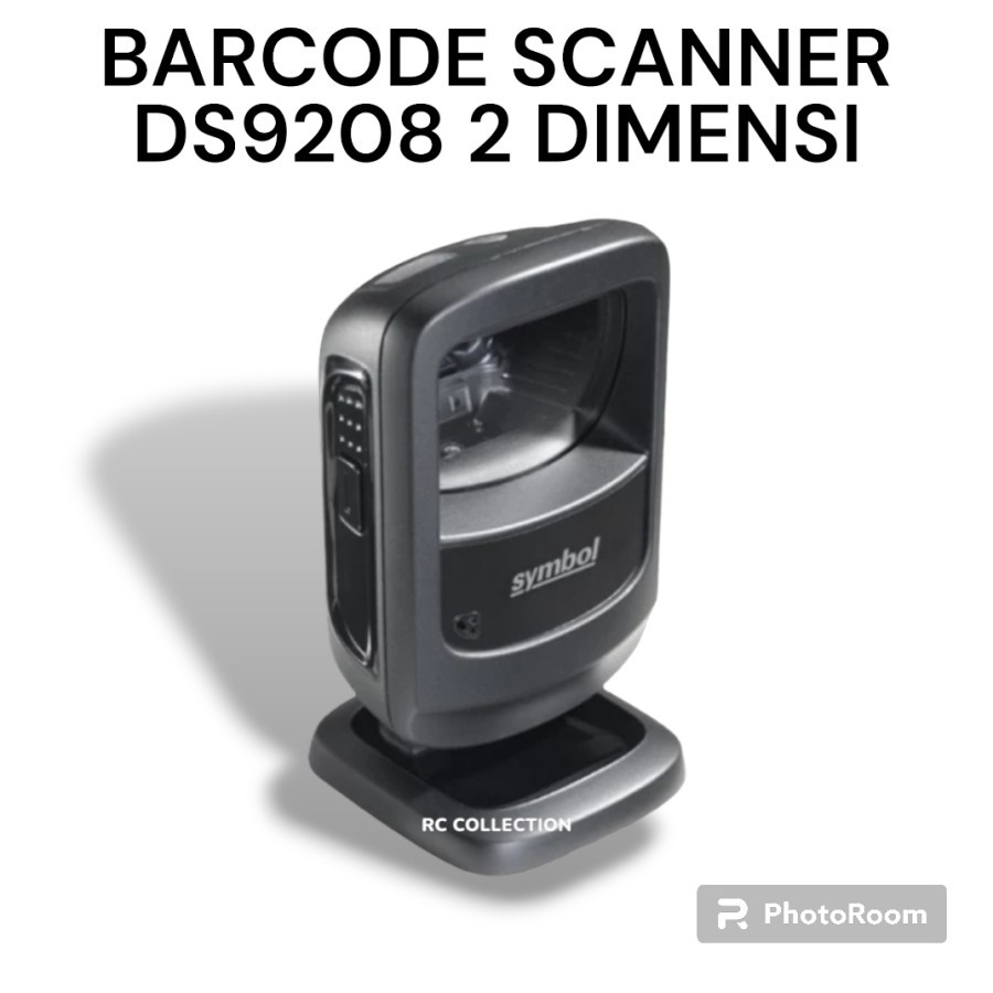 Aulialia Shop Barcode Scanner Omni Motorola Zebra Symbol DS9208 DS 9208 2D 2 DIMENSI - KABEL USB SEK