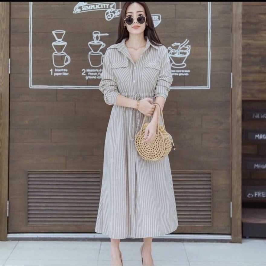 Gamis Twopocket LD130 Katun Jepang