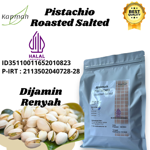 

Pistachio-Kapmah Kacang Pistachio Roasted Salted 500gram