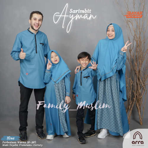 BAJU COUPLE KELUARGA ARRA BAJU PASANGAN KELUARGA GAMIS COUPLE KOKO COPEL BAJU SERAGAMAN SYARI KELUAR