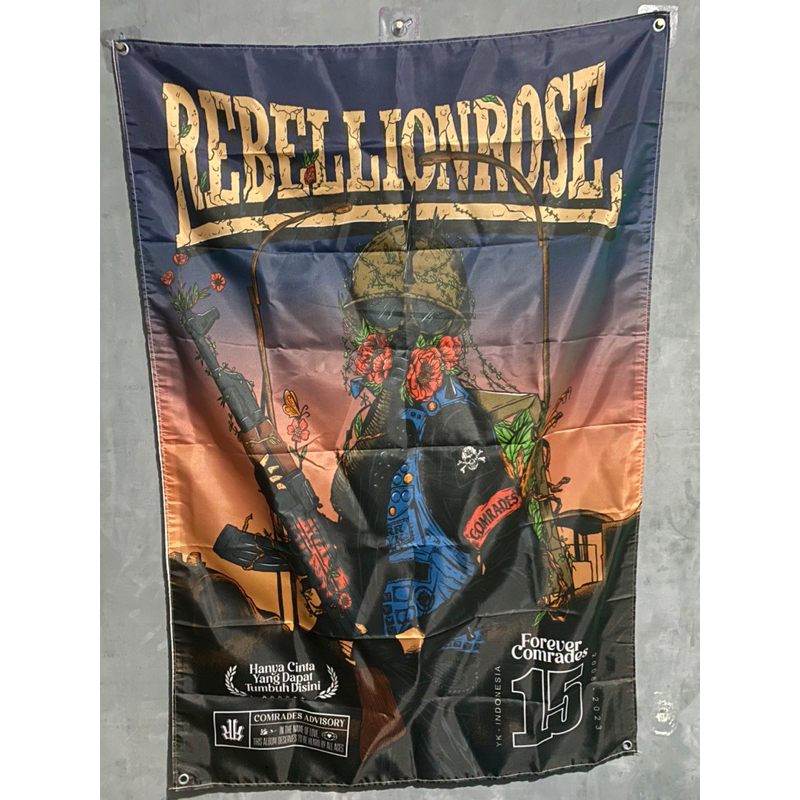 Flag/poster kain Band Rebellionrose