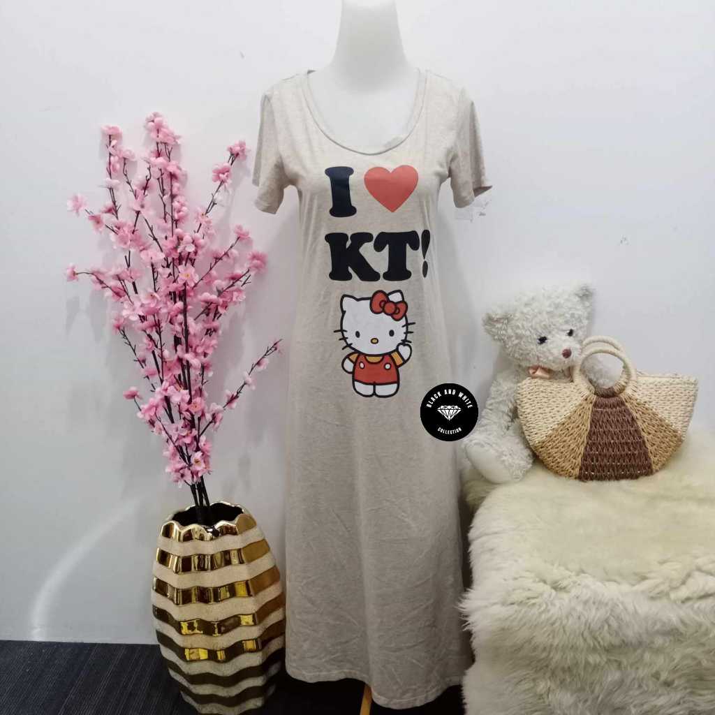 PRELOVED UNIQLO MIDI DRESS, DRESS RUMAH , DRESS UNIQLO