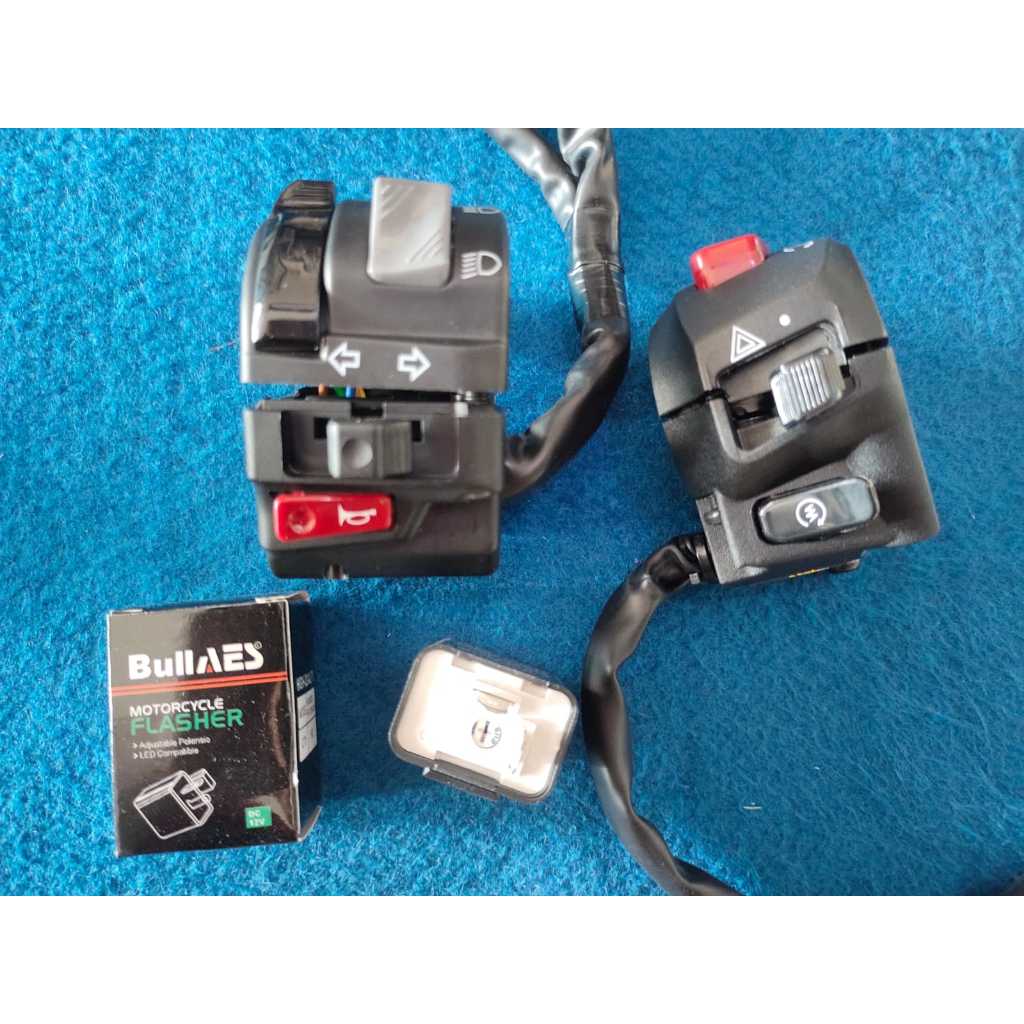 PAKET SAKLAR KANAN KIRI ORIGINAL MINDA PNP HONDA SCOOPY 2017 - 2019