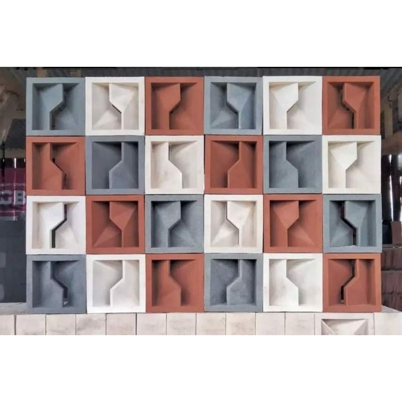 roster beton(2muka),anti tampias,lubang angin,minimalis,jalusi,bata api.