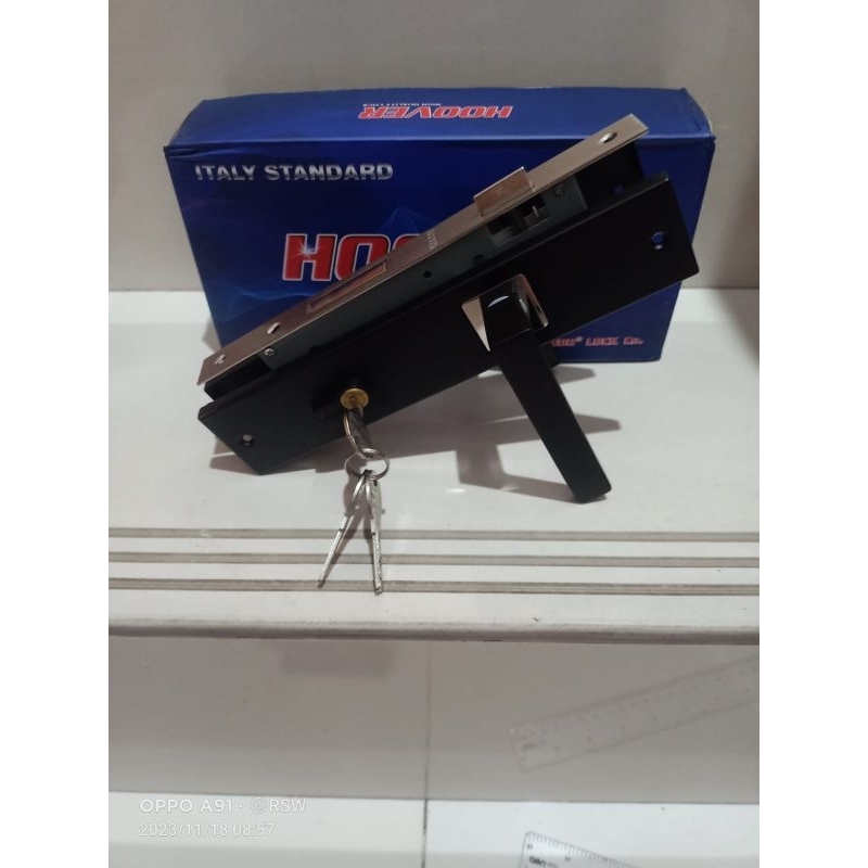 handle pintu besar hitam / kunci pintu besar black