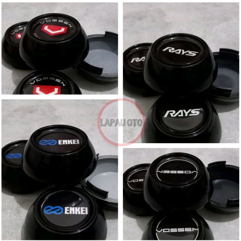 dop velg racing luar 6.5 cm kaki 6 cm harga 4 pcs