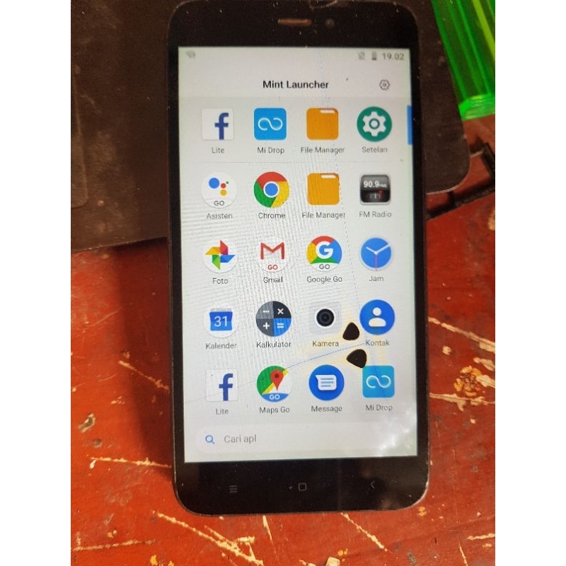 xiaomi redmi Go minus layar